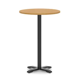 Italia Round Poseur Table With Cross Base