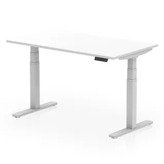 Air Scalloped Edge Height Adjustable Office Desk