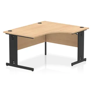 Impulse Crescent Desk Cable Managed Leg