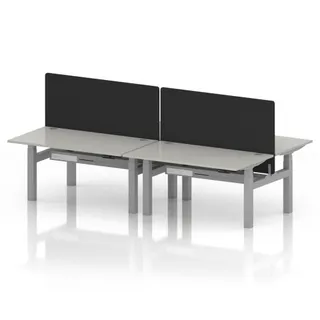 1400 / Dove Grey / Silver Frame / With Black Straight Screen