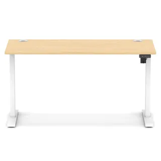 Air Lite Height Adjustable Slimline Desk With Cable Ports
