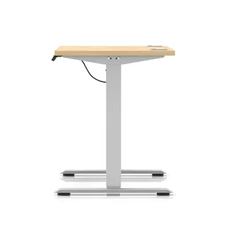 Air Lite Height Adjustable Slimline Desk With Cable Ports
