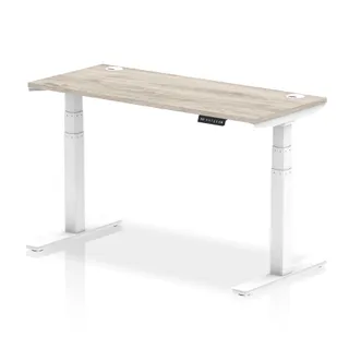 EE - Air Height Adjustable Slimline Desk With Cable Ports