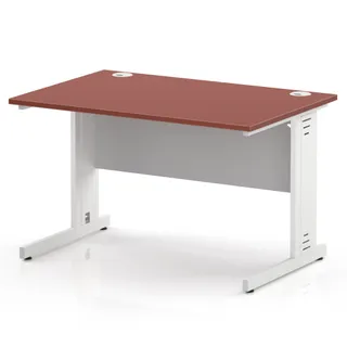 Impulse Straight Desk Cable Managed Leg