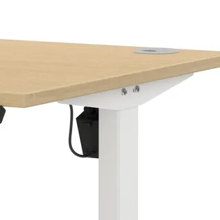 Air Lite Height Adjustable Desk With Cable Ports