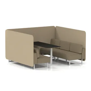 Brixworth Bench Booth in Two Tone