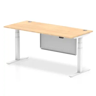 Air Height Adjustable Desk With Cable Ports
