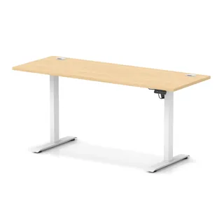 OE - Air Lite Height Adjustable Slimline Desk With Cable Ports