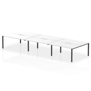 Evolve Plus B2B Bench Desk - 6 Person