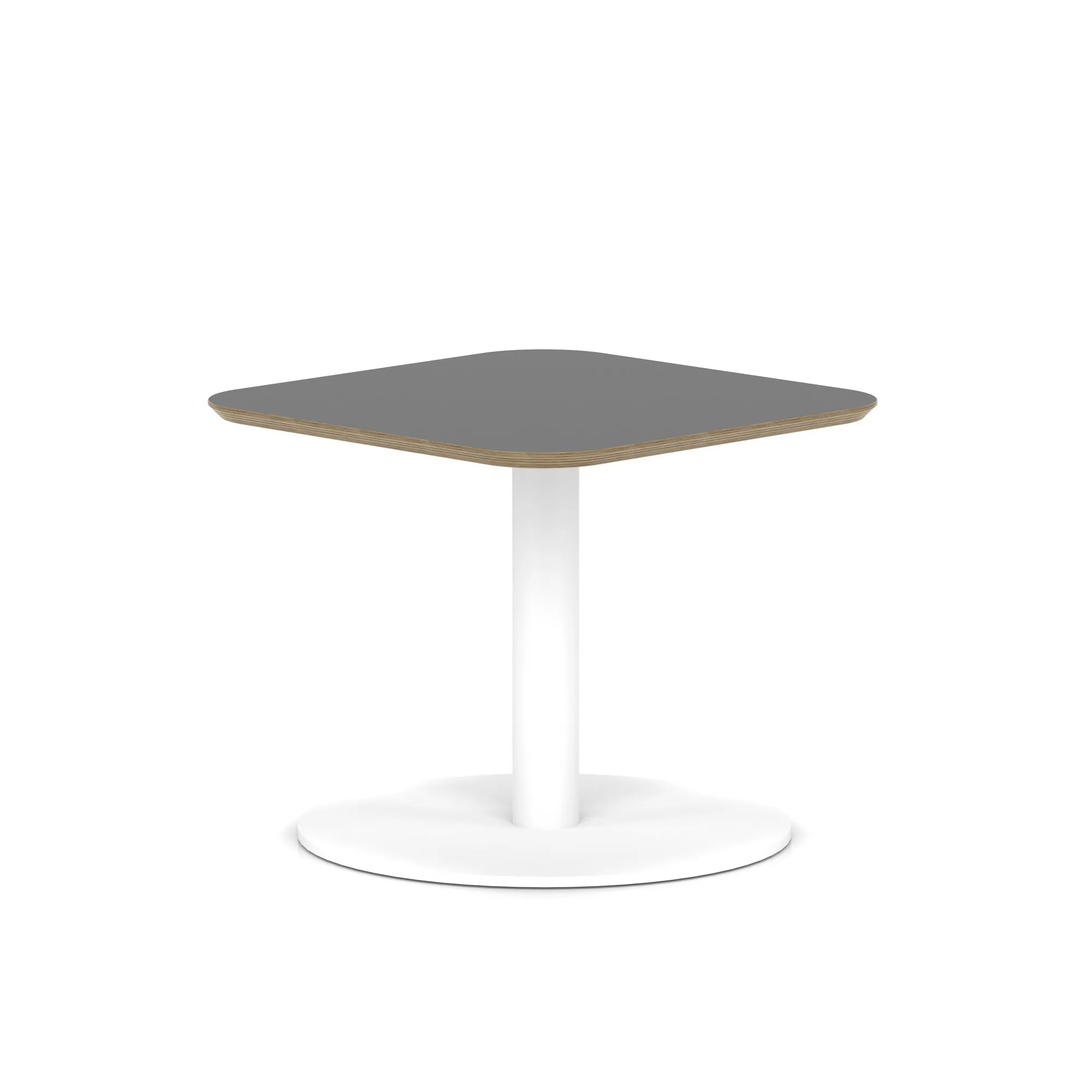Brixworth Square Coffee Table With Disc Base