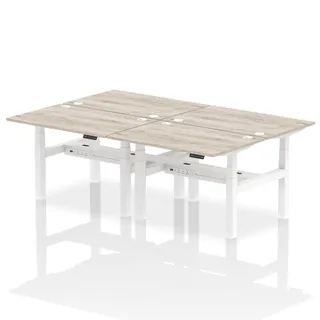 1200 / Grey Oak / White Frame