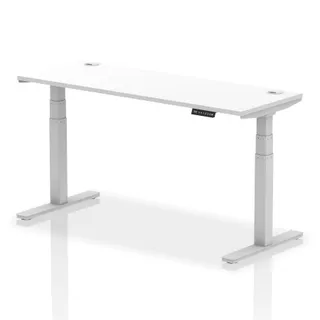 EE - Air Height Adjustable Slimline Desk With Cable Ports