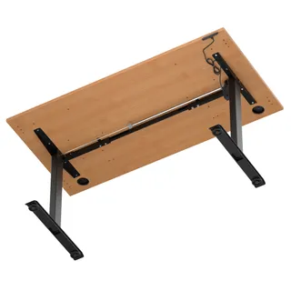 Air Lite Height Adjustable Desk With Cable Ports