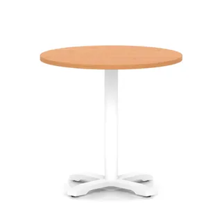 Italia Round Poseur Table With Cross Base
