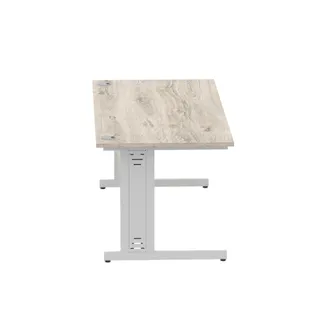 Impulse Straight Desk Cable Managed Leg