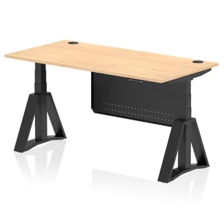 Air Height Adjustable Desk With Cable Ports