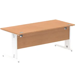 Impulse Straight Desk Cable Managed Leg