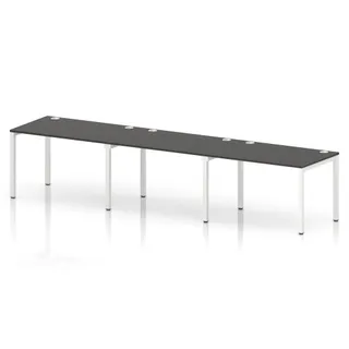 Impulse Single Row Bench Desk - 3 Person