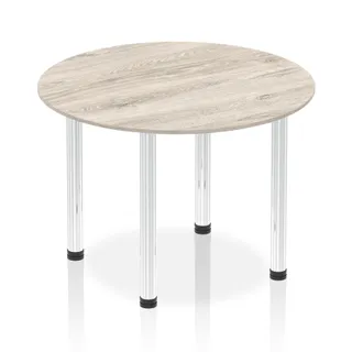 Impulse Round Table With Post Leg