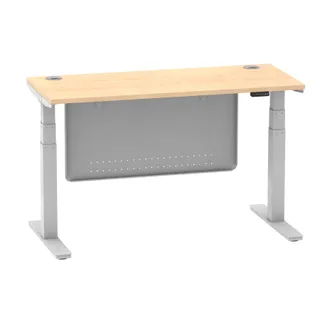 Air Height Adjustable Slimline Desk With Cable Ports