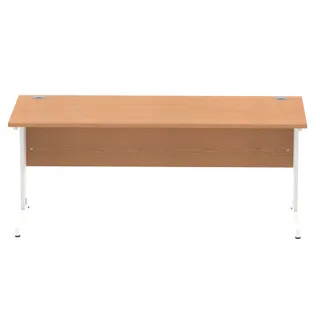 Impulse Straight Desk Cable Managed Leg