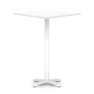 Italia Square Poseur Table With Cross Base