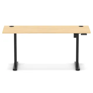 Air Lite Height Adjustable Slimline Desk With Cable Ports