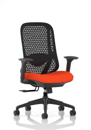 Prism Ergonomic Mesh Back Office Chair with Adjustable Arms
