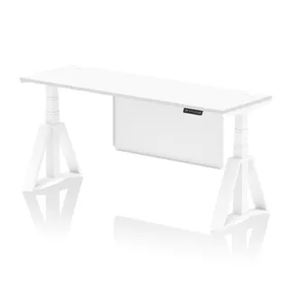 Air Height Adjustable Slimline Desk With Cable Ports