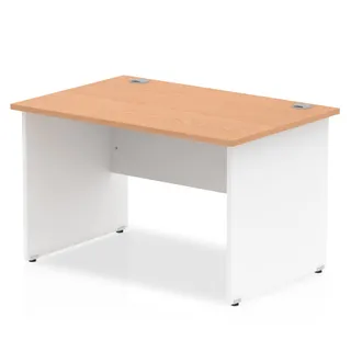 OE - Impulse Straight Desk Panel End Leg Two Tone