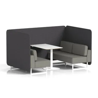 Brixworth Bench Booth in Two Tone
