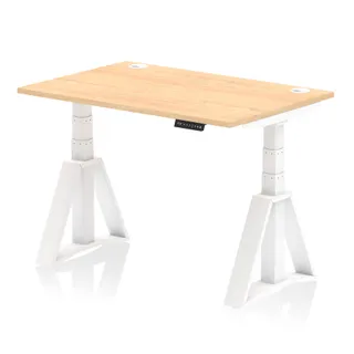 Air Height Adjustable Desk With Cable Ports