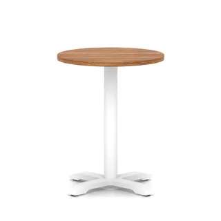Italia Round Poseur Table With Cross Base