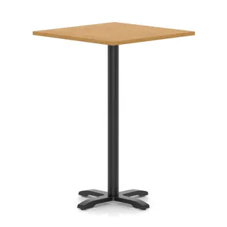 EE - Italia Square Poseur Table With Cross Base