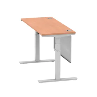 Air Height Adjustable Slimline Desk With Cable Ports