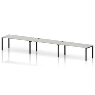 Impulse Single Row Bench Desk - 3 Person