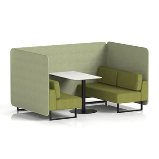 Brixworth Bench Booth in Two Tone