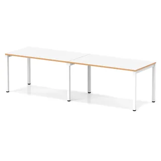 Evolve Plus Single Row Bench Desk - 2 Person