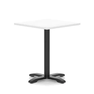 EE - Italia Square Poseur Table With Cross Base