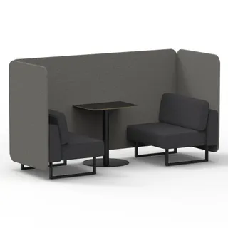 Brixworth Bench Booth in Two Tone