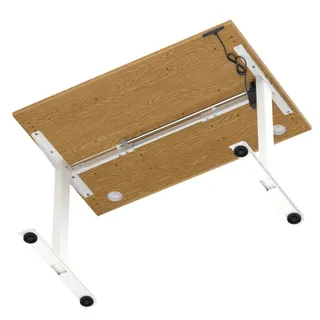 Air Lite Height Adjustable Desk With Cable Ports