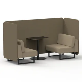 Brixworth Bench Booth in Two Tone