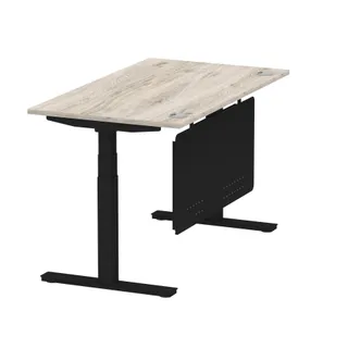 Air Height Adjustable Desk With Cable Ports