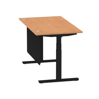 Air Height Adjustable Desk With Cable Ports