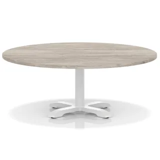Italia Round Coffee Table With Cross Base