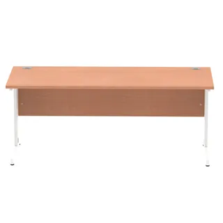 Impulse Straight Desk Cable Managed Leg