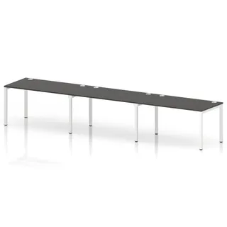 Impulse Single Row Bench Desk - 3 Person