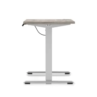 Air Lite Height Adjustable Slimline Desk With Cable Ports