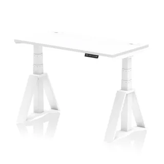 Air Height Adjustable Slimline Desk With Cable Ports