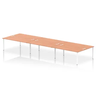 Impulse B2B Bench Desk - 6 Person